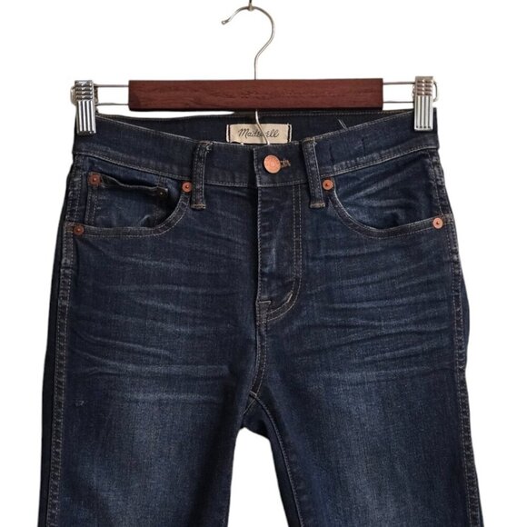 Madewell 9" High Riser Skinny Skinny in Polly Wash Sz 25 - Picture 2 of 11
